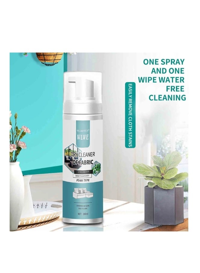 ويليام وير منظف ​​جاف للأقمشة، منظف للأرائك، مزيل للبقع من المراتب الإسفنجية، منظف جاف للسجاد بدون ماء، مزيل للبقع الصعبة، 200 مل - Image 4